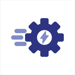 production effeciency icons. simple colored vector illustration