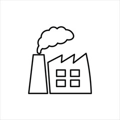 production icons. simple line vector illustration