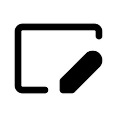 edit solid line icon