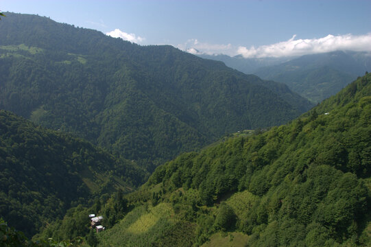 Macahel Valley. Lesser Caucasus Mountains near Georgia