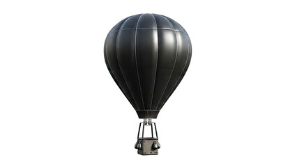 Obraz premium Sleek Black Hot Air Balloon