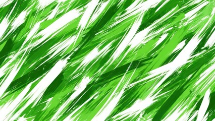 Abstract vibrant green and white brushstroke background with dynamic energy and modern artistic