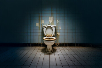 화장실, 양변기, 공중화장실, 더럽다, 지저분하다, 청소, 낡은, 컨셉, 시민의식, 공중도덕, 혐오스럽다, 나이든, 오래된, 사용금지, wc, 위생상태