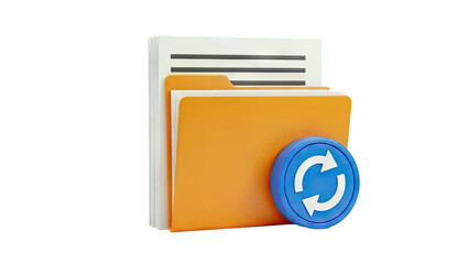 Folder with Refresh Icon