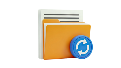 Folder with Refresh Icon