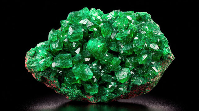 Fuchsite green mica mineral specimen