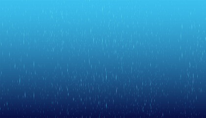 Abstract blue background decorated with blur shiny glitter flow lights. Vector illustration