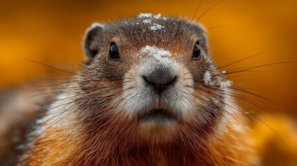 Groundhog Day, the young groundhog woke up