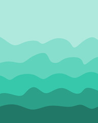 Abstract background with waves. Seamless blue wave pattern vector illustration with abstract water curves and a summer ocean texture for a nature landscape wallpaper design.