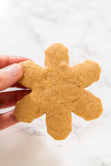 Step by step preparation of Amber Gingerbread Cookies from dough to delicious holiday treats