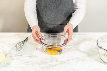 Ingredients in Bowl for Sugar Cookies