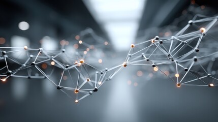 A detailed bipartite network graph illustrating two distinct types of relationships.