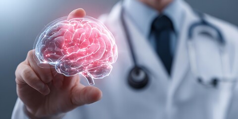 A doctor and a futuristic brain.