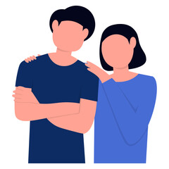 Couple Character Illustration