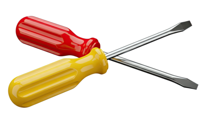 Red and Yellow Screwdrivers