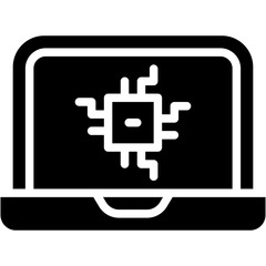 Computer Technology and Artificial Intelligence Icon