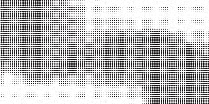 Halftone dot pattern background abstract gradient texture with monochrome dots perfect for graphic design and digital art EPS Vector