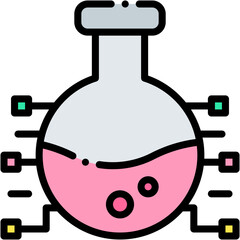 Scientific Research Laboratory Flask Icon