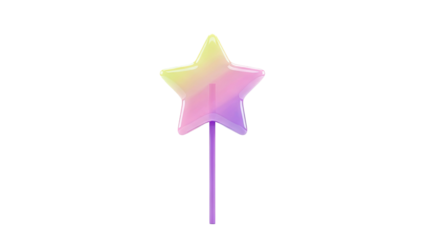 Gradient Star Lollipop