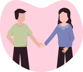 Couple Character Illustration