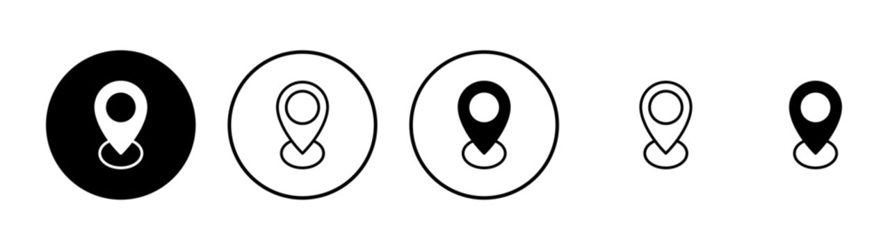 Address icon vector. home location sign and symbol. pinpoint