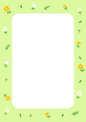 Vector illustration of spring plants.
