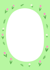 Vector illustration of spring plants.