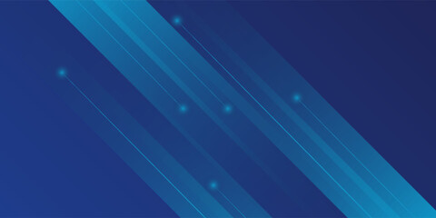 Abstract vector blue background with light diagonal lines. Motion light design. Technology futuristic striped lines with light effect on blue background. vector illustration