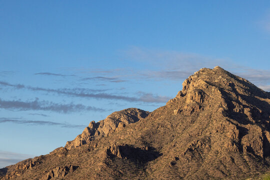 Rocky rugged mountainous desert landscape