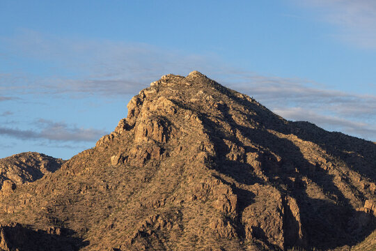 Rocky rugged mountainous desert landscape