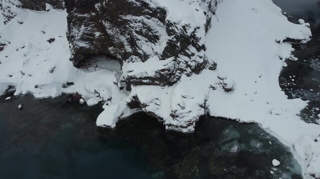 Aerial View of Perez Cape, Antarctica