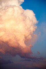 Majestic Sunset Cloud Tower in Alhambra