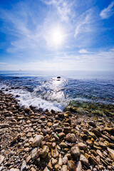 Ocean Foam and Stone Texture