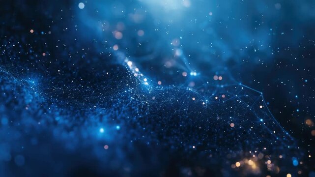 Luminous cosmic scene, deep space view of galaxies, astronomy concept, star formation, celestial vistas