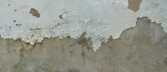 Aged wall with peeling paint