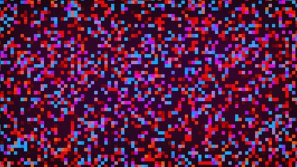 Abstract flickering wall lights moving chaotically. Computer generated 3d render