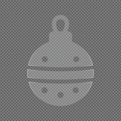 Transparent Ladybug Illustration on Transparent Background