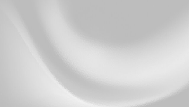 abstract white background with silver-gray gradient with flowing, curving, wavy metallic paper or liquid metal texture. Ideal as a backdrop for advertising expensive and premium products, high tech