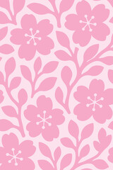 japanese sakura pattern design background