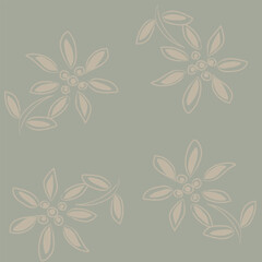 Ditsy Floral Seamless Pattern Design