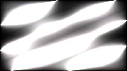 Obraz premium Abstract white luminous glowing light shapes on a dark background vector design illustration.