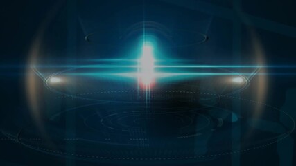 A digital timer in black and blue is shown against a black background - Powered by Adobe