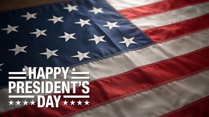 President's Day Greeting Card and Post. Happy Presidents Day of USA Banner and Background with USA Flag and Text Vector Illustration, created with generative ai