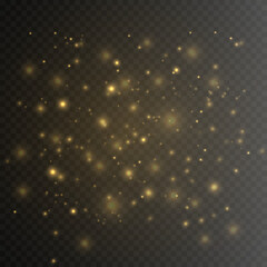 Gentle mist of golden dust drifts lightly, creating smooth abstract motion, airy layers, and warm luminous highlights. vector