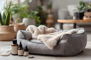 Senior Cat Health and Wellness Support Concept