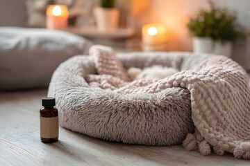 Senior Cat Health and Wellness Support Concept