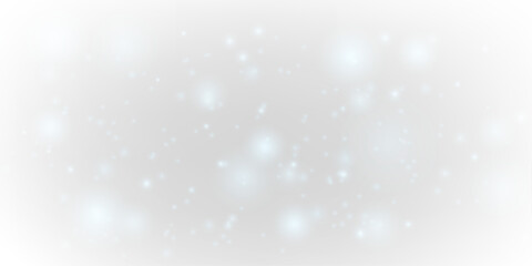 Deep blue dust sparkles with glitter, sparks, shimmer across glowing bokeh blur. Twinkling particles, luminous highlights, flare create festive Christmas and New Year magic. PNG vector illustration.