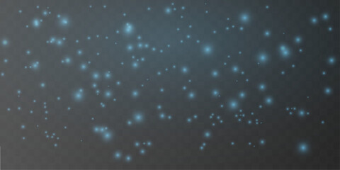 Obraz premium A glowing field of blue dust particles creates layered depth and subtle motion for futuristic abstract visuals. vector