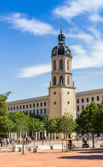 Historic Clocher de la Charite tower in Lyon, France