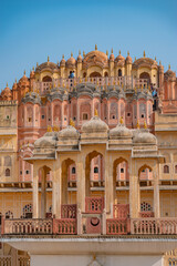 Hawa Mahal in Jaipur, the Pink City. Rajasthan